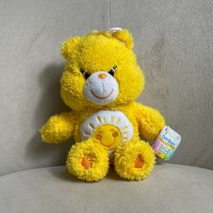 NWT Small Yellow Care Bear Plush American Greeting